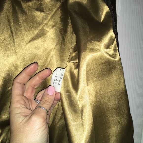 Vintage Sharagano Paris gold leather jacket - Picture 5 of 7